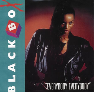 The album cover for Black Box "Everybody Everybody"